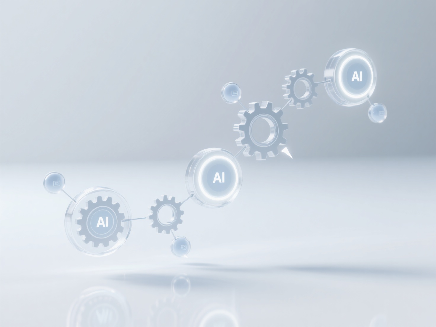 How are AI touchpoints integrated into content strategies within the procurement decision chain to enhance potential customer conversion rates?