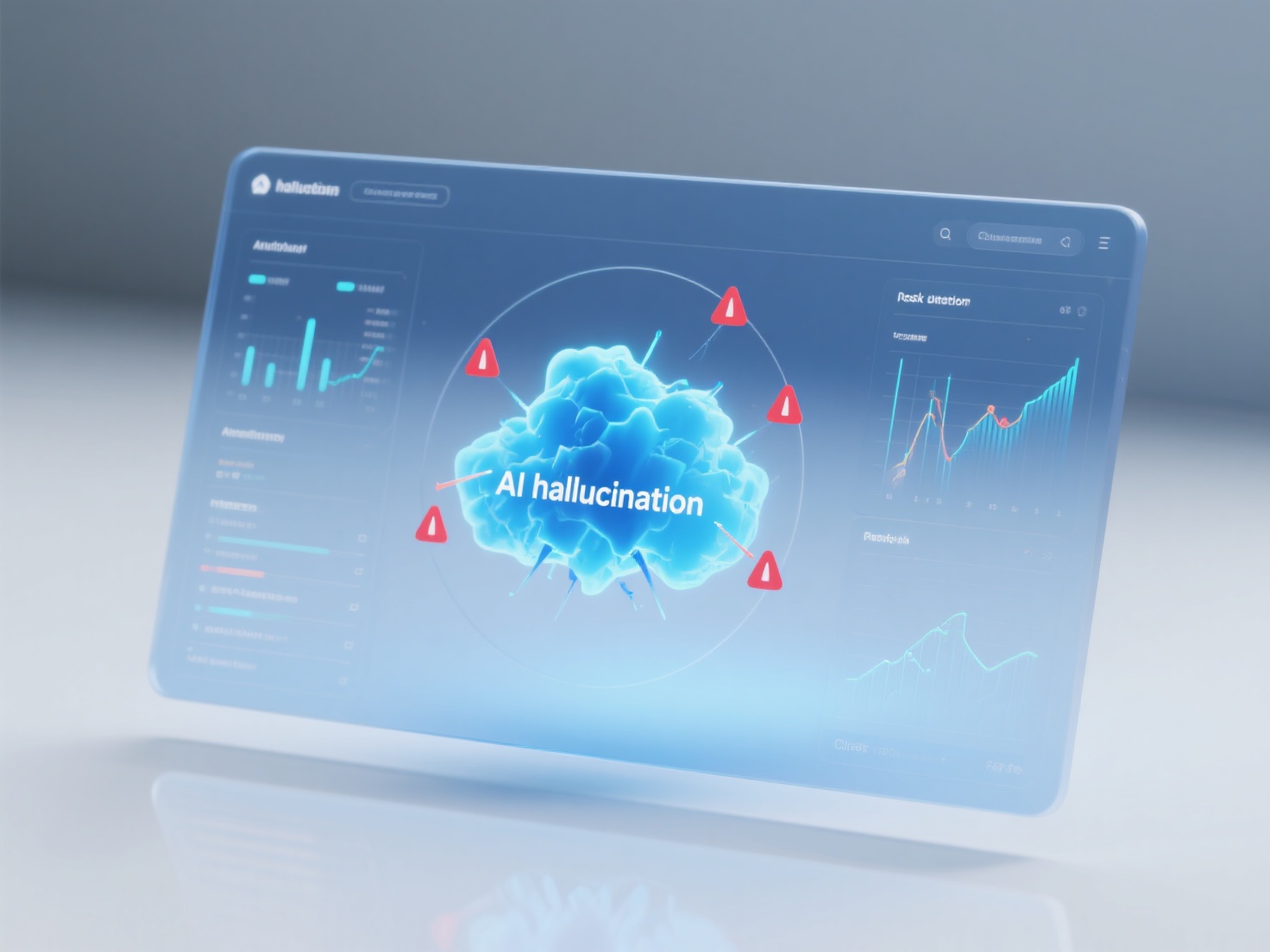 How can monitoring tools help identify brand risks caused by AI hallucinations?