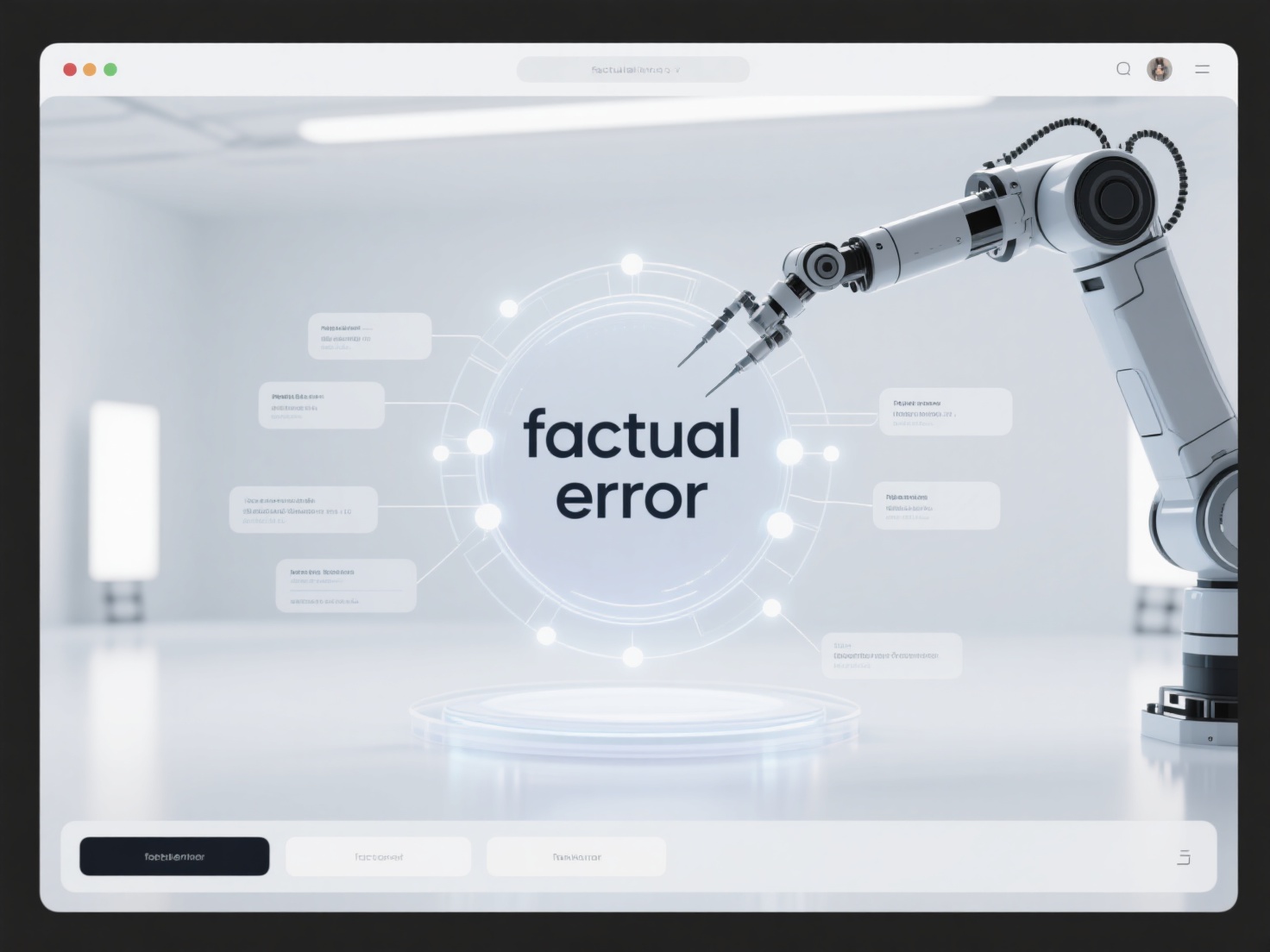 How can prompt engineering assist in detecting and correcting factual errors in AI-generated content?