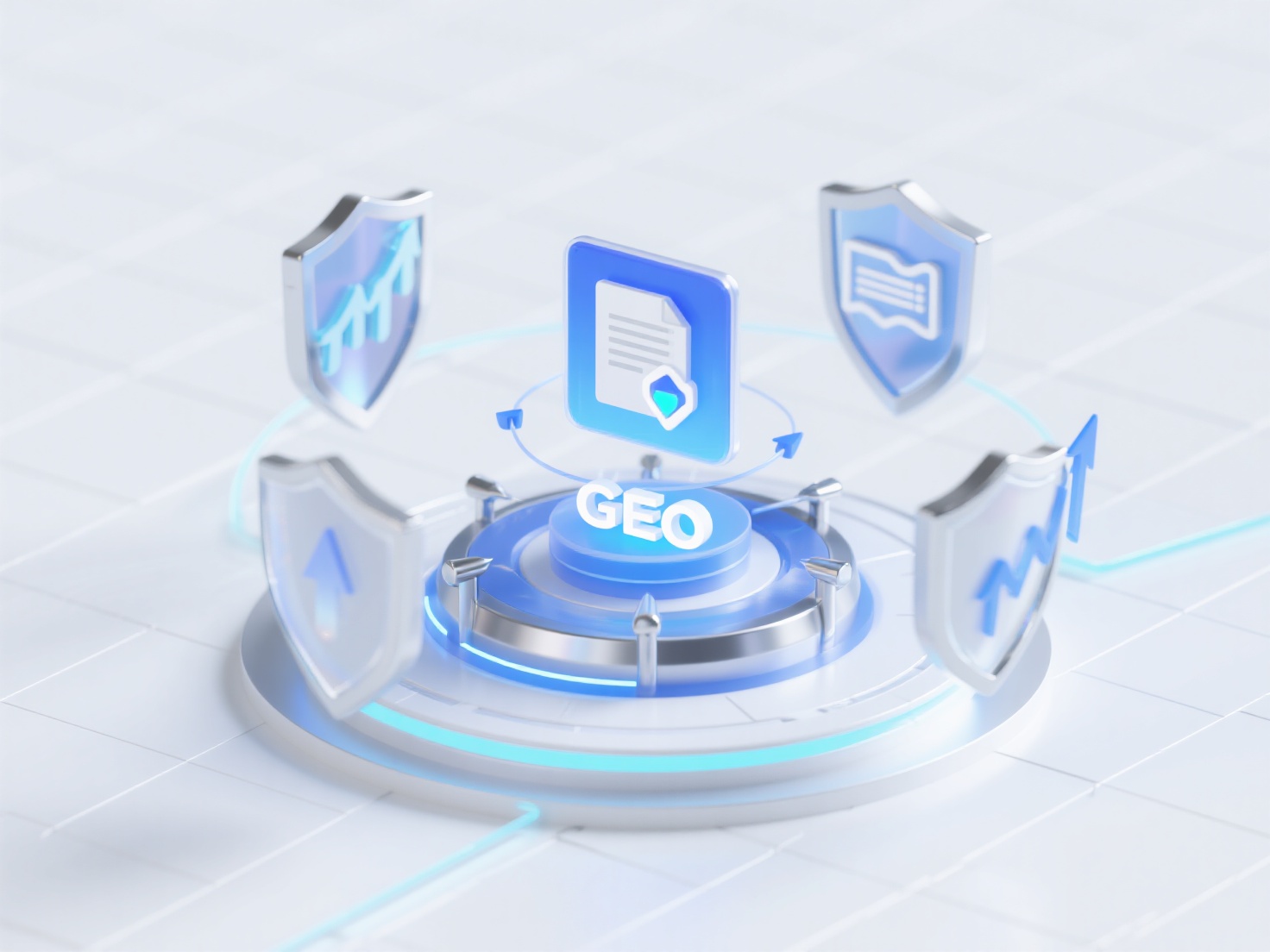 How can whitepapers and case studies be effectively combined in B2B GEO optimization to enhance potential customers' trust?