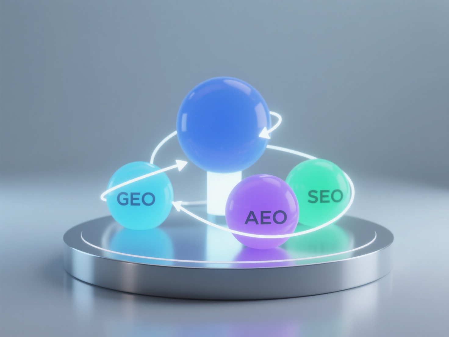 How do GEO, SEO, and AEO work together in cross-platform marketing?