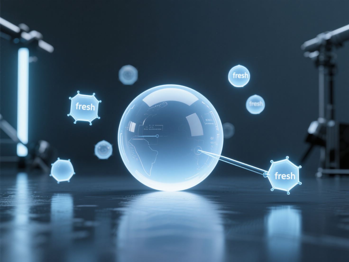 How do international mainstream platforms evaluate the freshness of content in GEO?