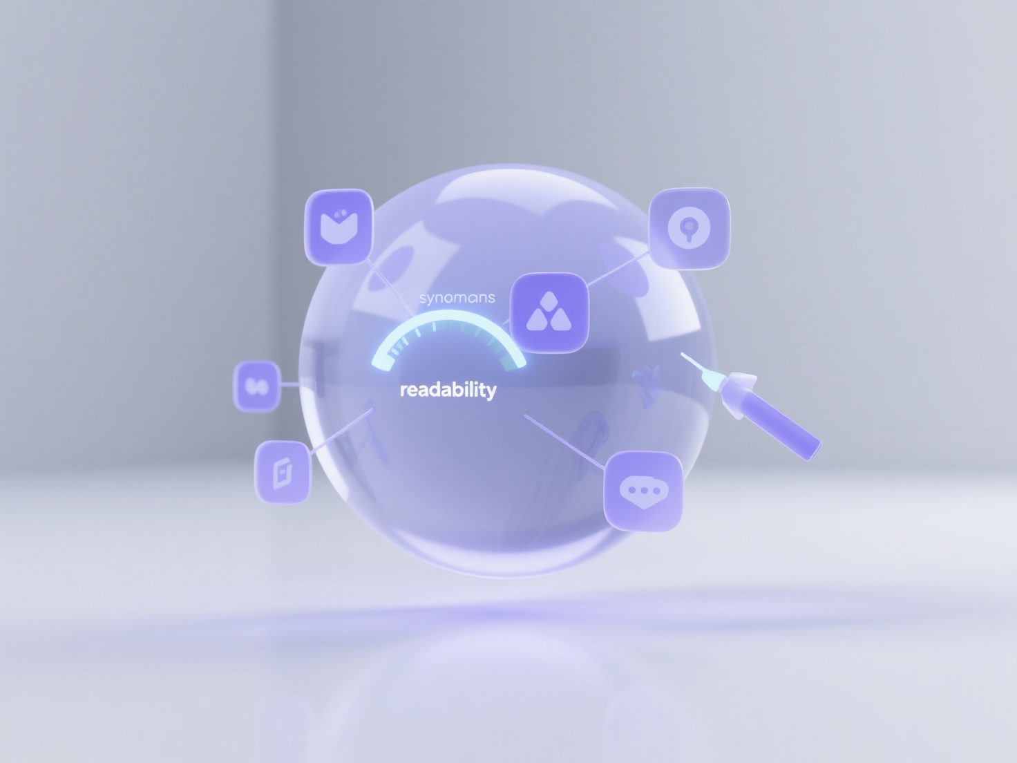 How do synonyms and contextual relevance affect readability in GEO content?