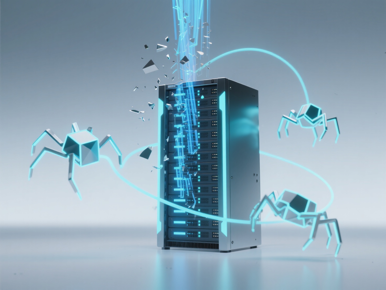 How does excessive server response time affect the crawling of AI crawlers?