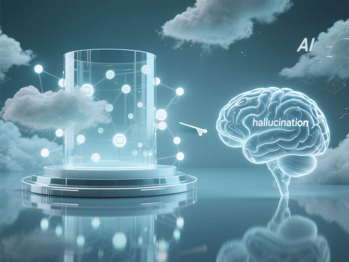 How does misinformation caused by AI hallucinations affect a brand's innovation capability?