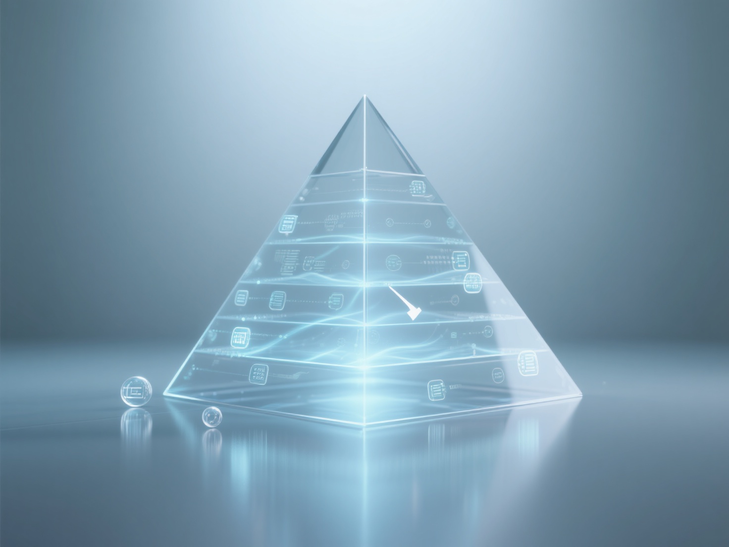 How does the inverted pyramid structure help GEO content stand out in a highly competitive market?