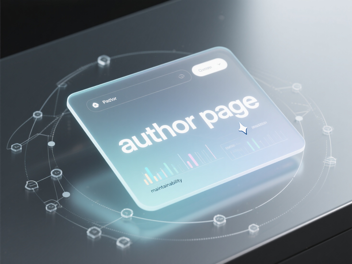 How maintainable is the author page in GEO content?