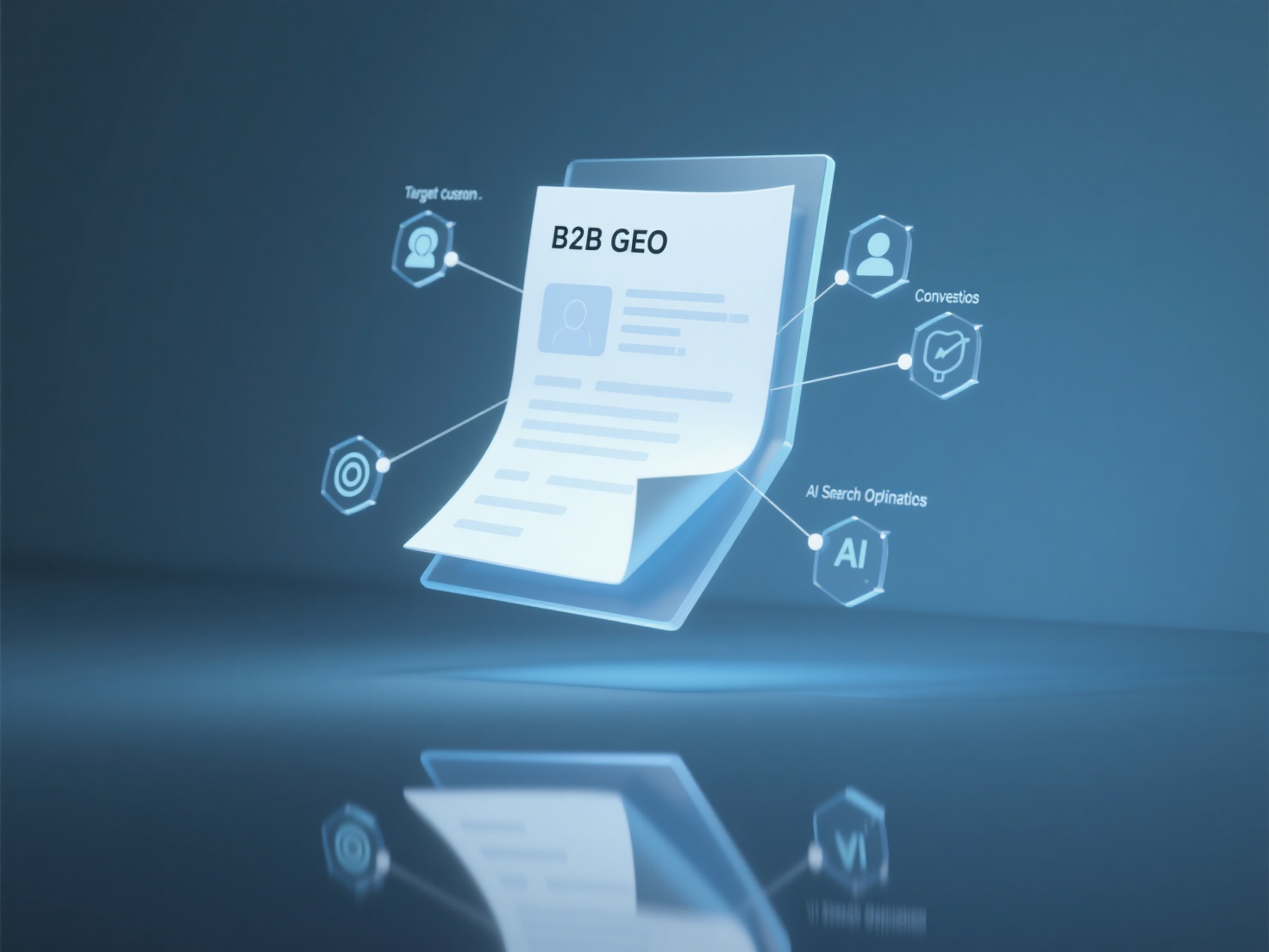 How should the content of a whitepaper be designed in B2B GEO optimization to better attract target customers and improve conversion rates?