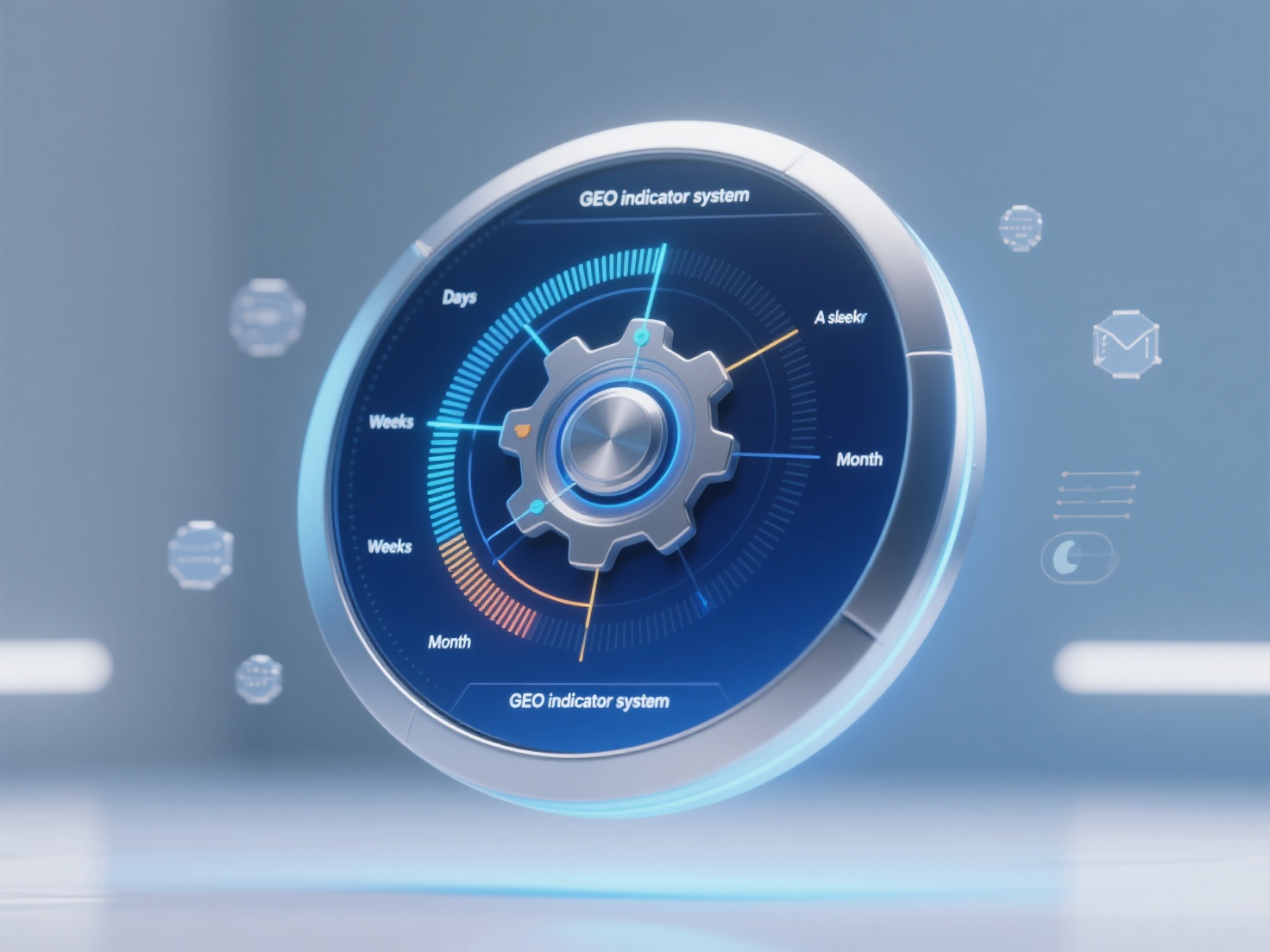 How should the monitoring frequency and reporting cycle of the GEO core indicator system be set?