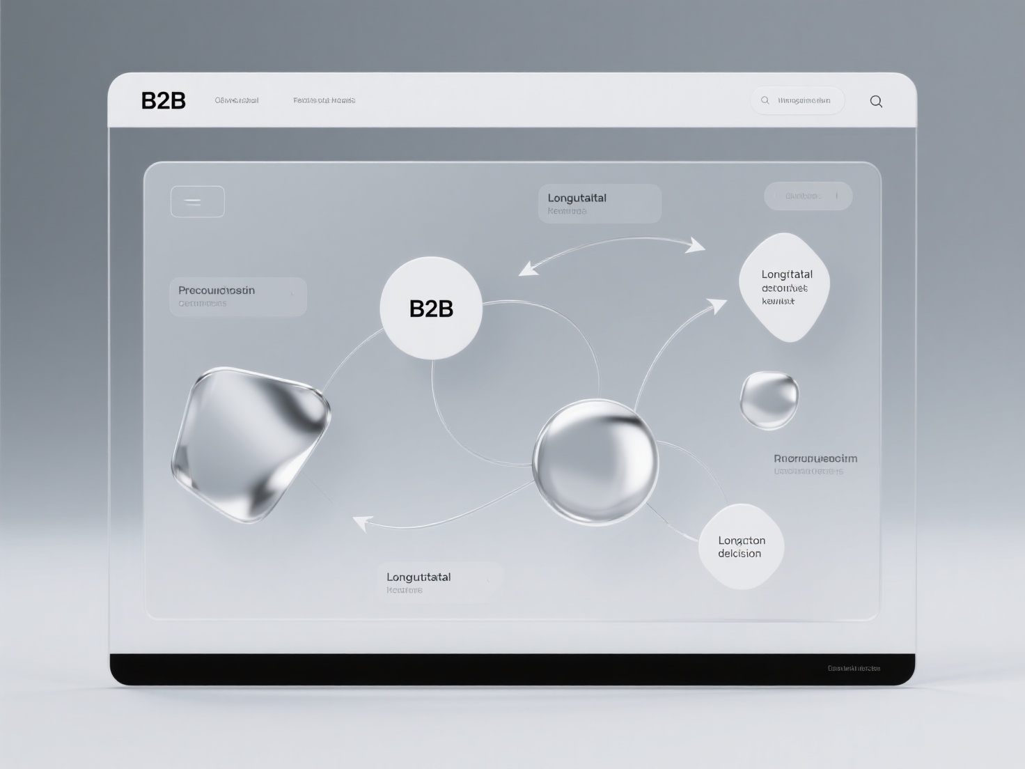 How to analyze and optimize the layout of long-tail keywords in B2B websites to adapt to complex procurement decision-making processes?