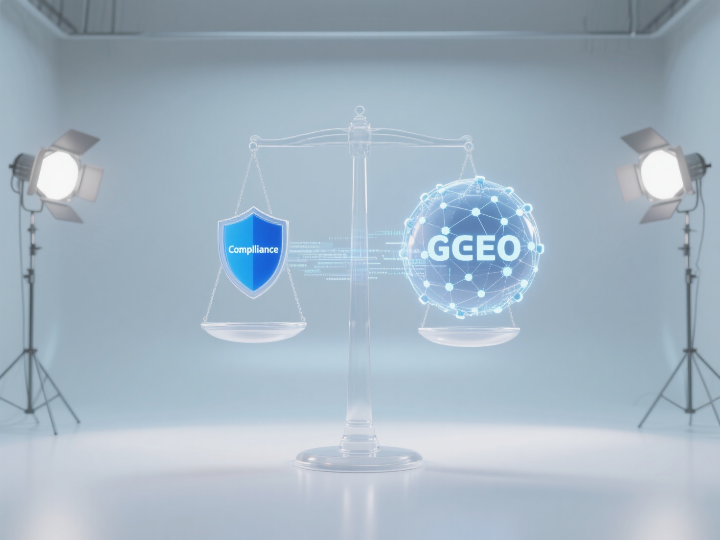 How to balance and make decisions when there is a conflict between financial content compliance review and GEO effectiveness?