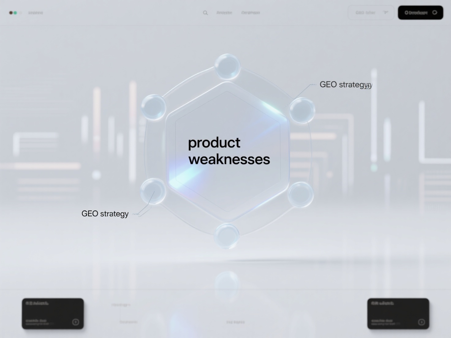 How to identify and exploit weaknesses in competitors' product selling points and GEO strategies through competitor analysis?
