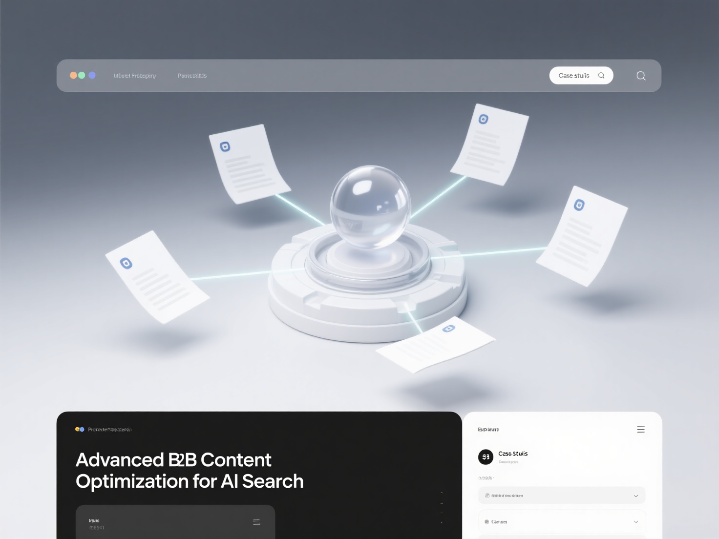 How to maximize GEO results for B2B enterprises by optimizing white paper and case study content?