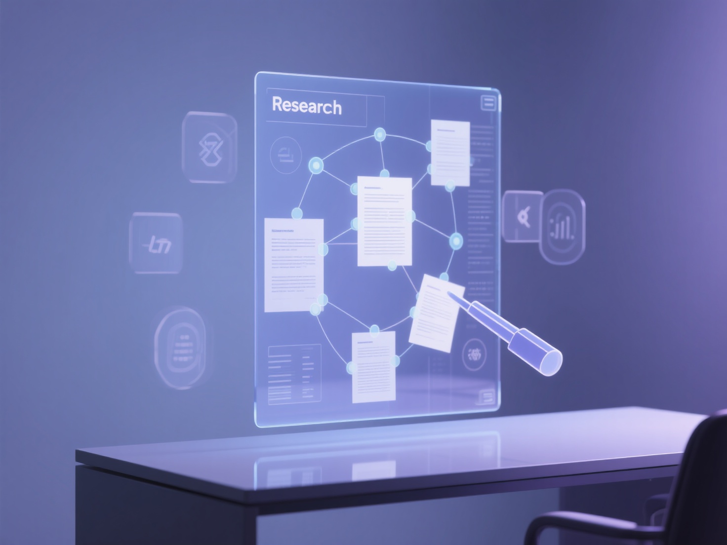 How to use vertical domain AI search for literature review and research discovery?