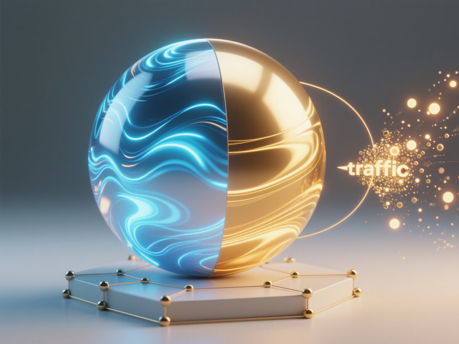 What are the differences between the short-term and long-term impacts of algorithm fluctuations on GEO traffic?