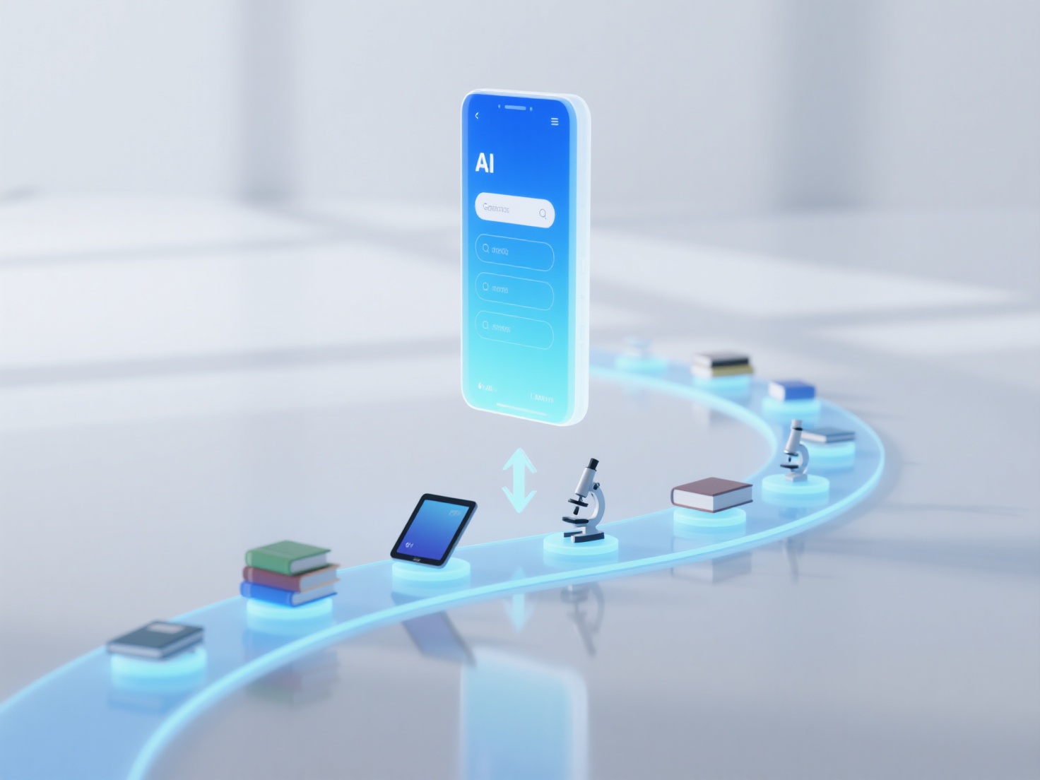 What is the application of vertical AI search in personalized learning path recommendation and educational resource matching?