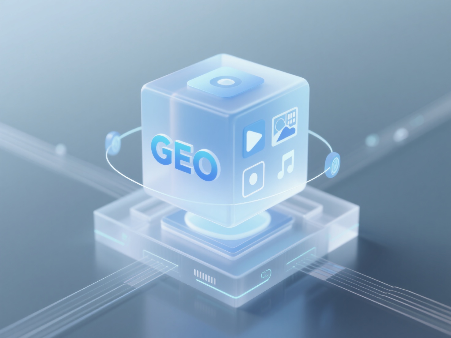 What is the semantic role of Schema markup for multimedia content in GEO content?