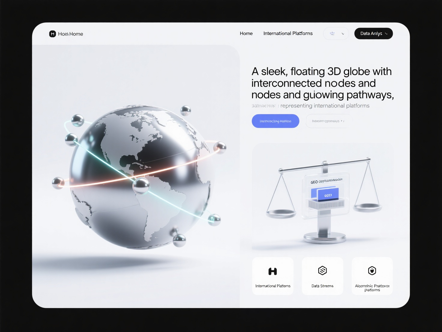 What is the weight of user experience (UX) in GEO on international mainstream platforms?