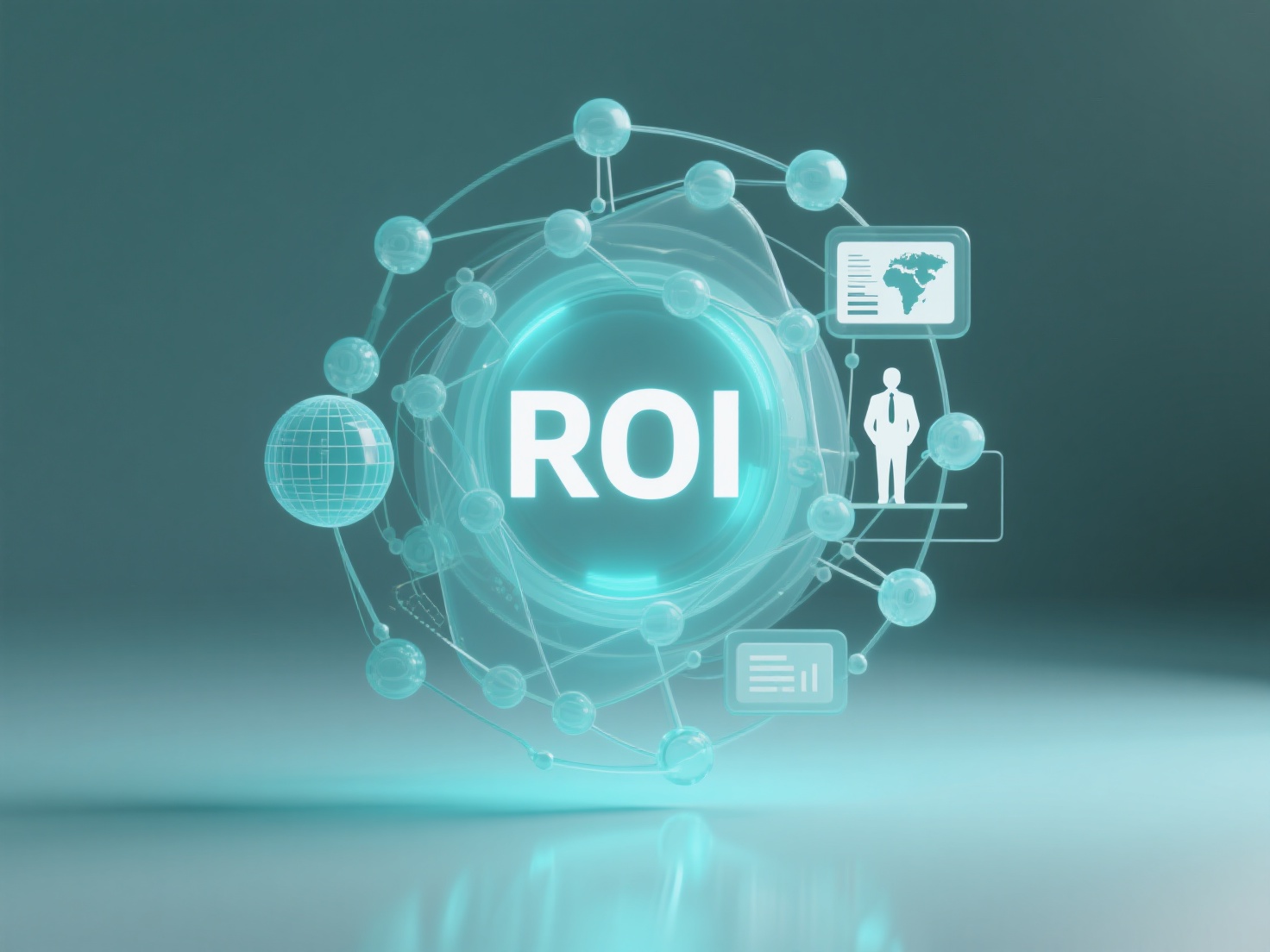 What key elements should be included in the framework for reporting GEO ROI to management?