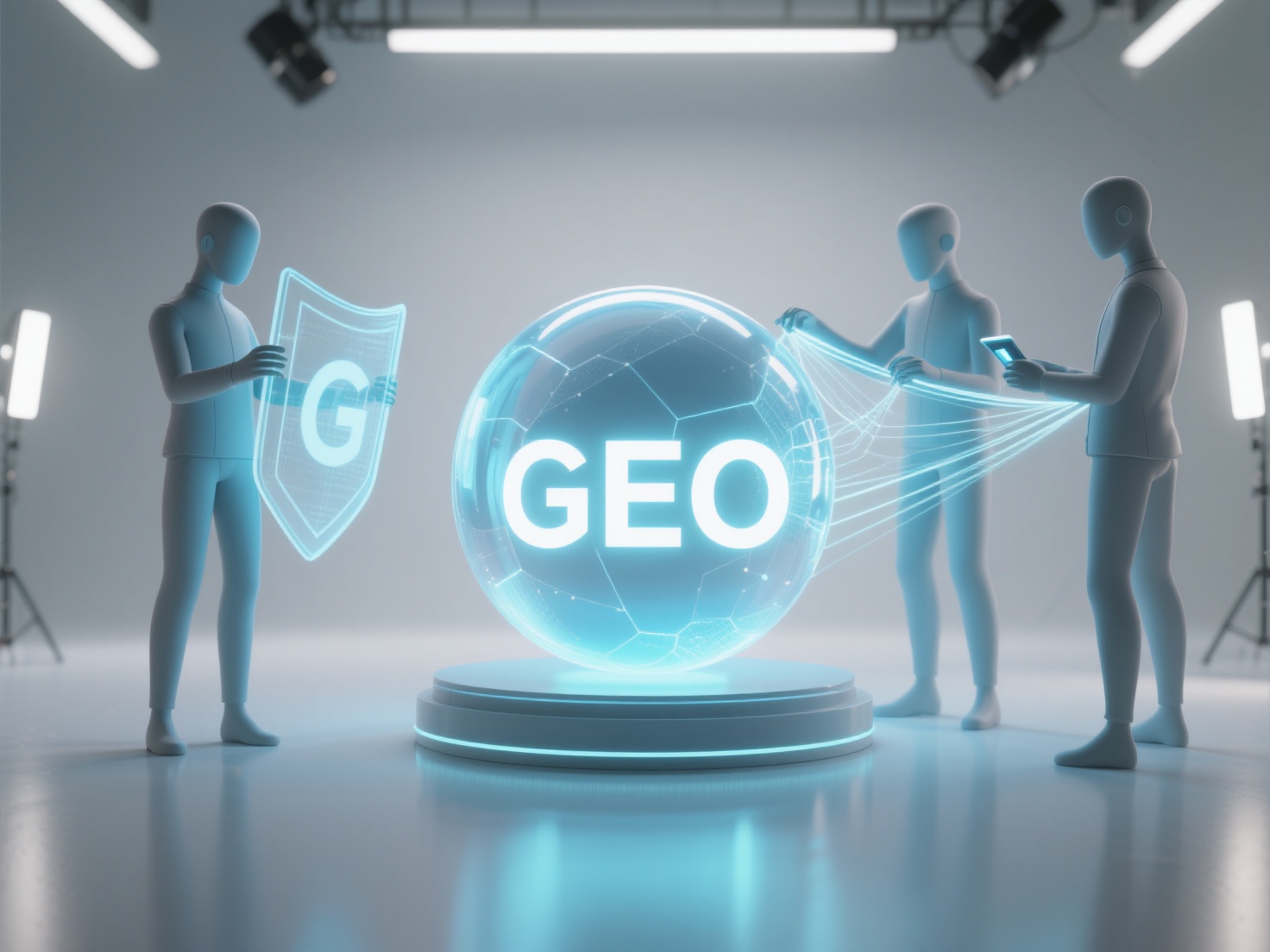 What role does the crisis public relations team play in GEO crisis management?